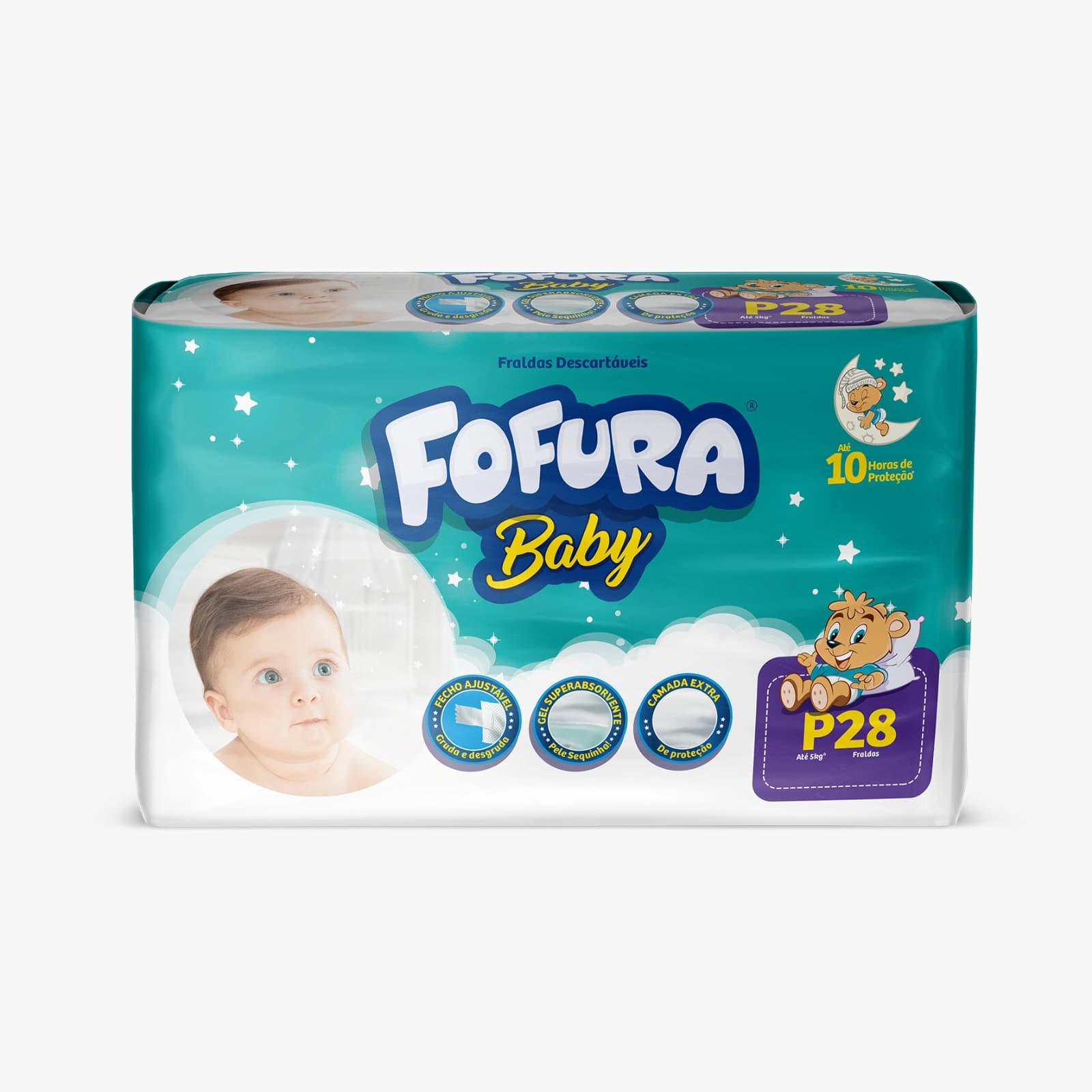 FRALDA FOFURA BABY PRATICO P 8X28 | O L INDUSTRIA DE PAPEIS LTDA