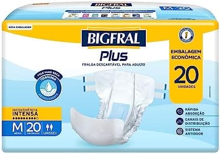 FRALDA BIGFRAL REGULAR PLUS ECON M 4X20 | ONTEX
