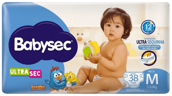 FRALDA BABYSEC MEGA ULTRA M 6X38 | MELHORAMENTOS