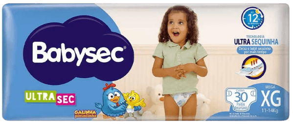 FRALDA BABYSEC MEGA ULTRA XG 6X30 | MELHORAMENTOS