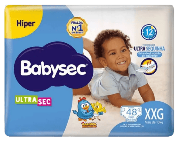 FRALDA BABYSEC HIPER ULTRA XXG 2X48 | MELHORAMENTOS