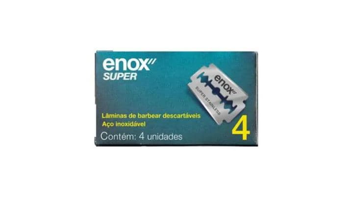 LAMINA DE BARBEAR DUPLO FIO SUPER ENOX CT 10X4 UN | BELLIZ