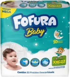 FRALDA FOFURA BABY MEGA XXG 8X22 | O L INDUSTRIA DE PAPEIS LTDA