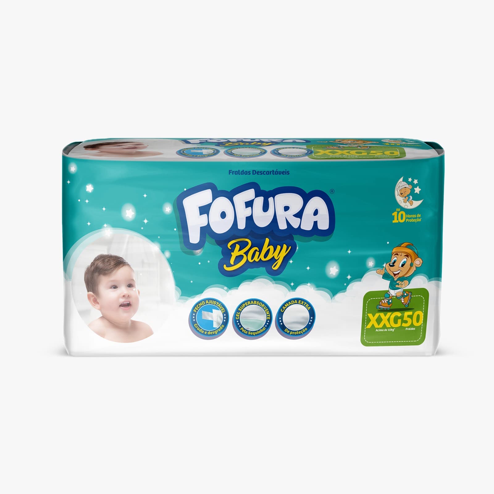 FRALDA FOFURA BABY HIPER XXG 4X50 | O L INDUSTRIA DE PAPEIS LTDA