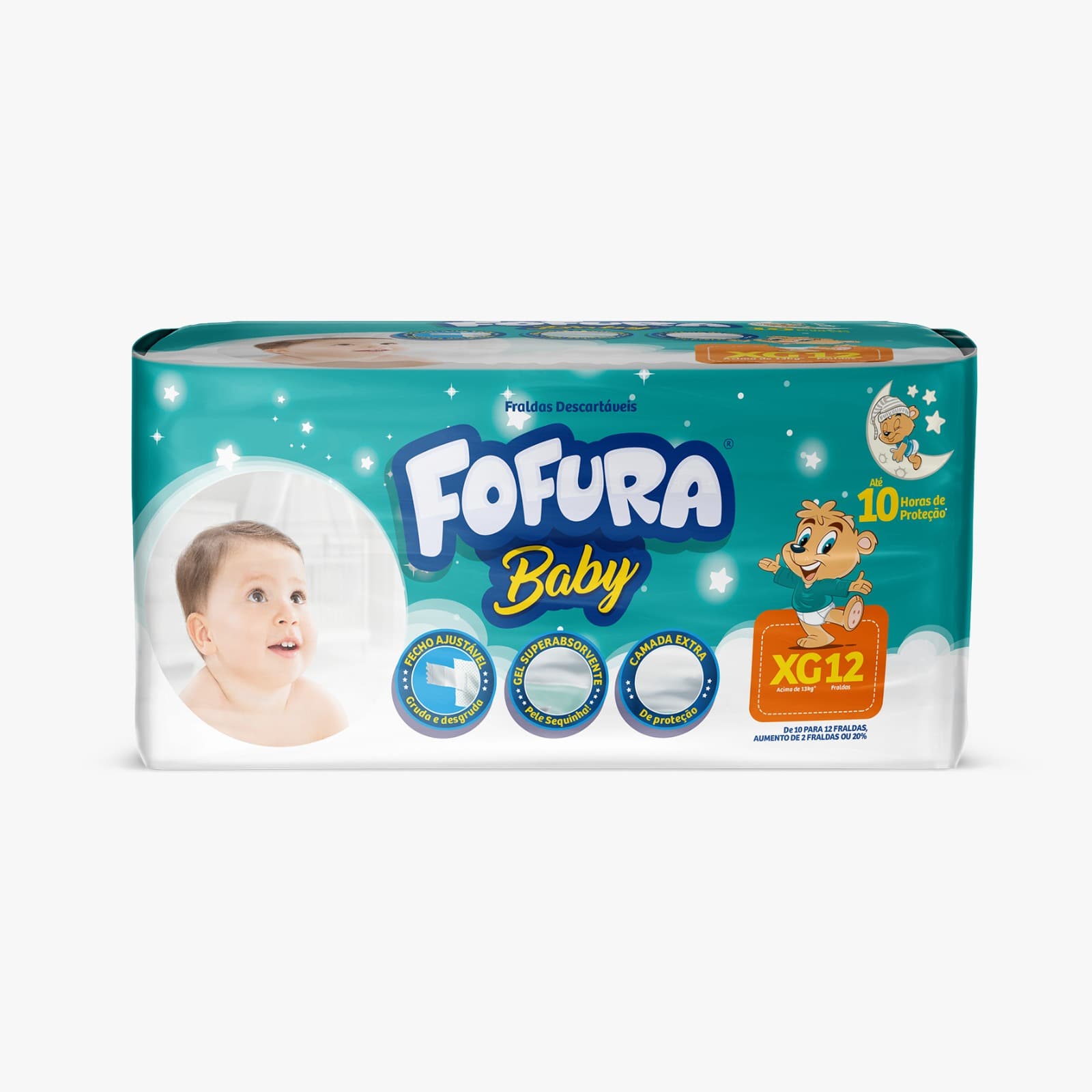 FRALDA FOFURA BABY JUMBINHO XG 12X12 | O L INDUSTRIA DE PAPEIS LTDA