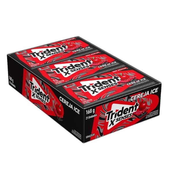 CHICLE ADAMS TRIDENT CEREJA 1X21 UN | KRAFT FOODS