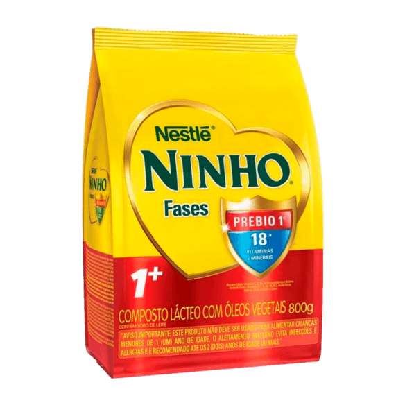 LEITE PO NINHO FASES 1+ SACHE 800GR | NESTLE