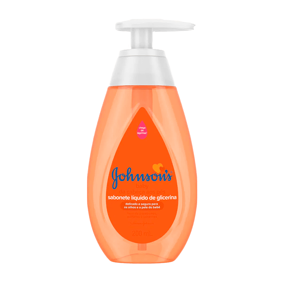 SAB J&J LIQ GLICERINADO CABECA AOS PES 200ML | J & J