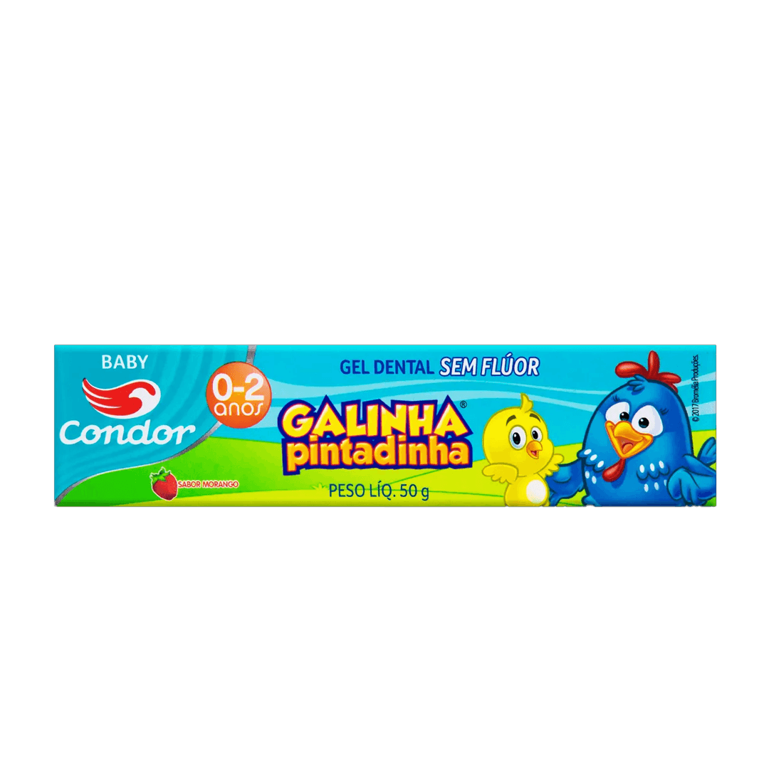 GEL DENTAL CONDOR GAL. PINTADINHA S/F 50GR | 3B PLASTICOS