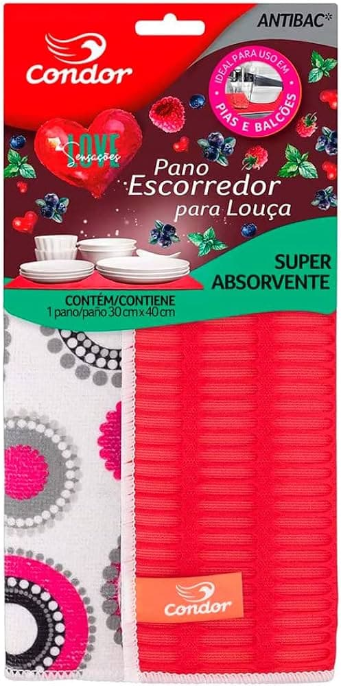 PANO ESCORREDOR LOUCA LOVE CONDOR | 3B PLASTICOS