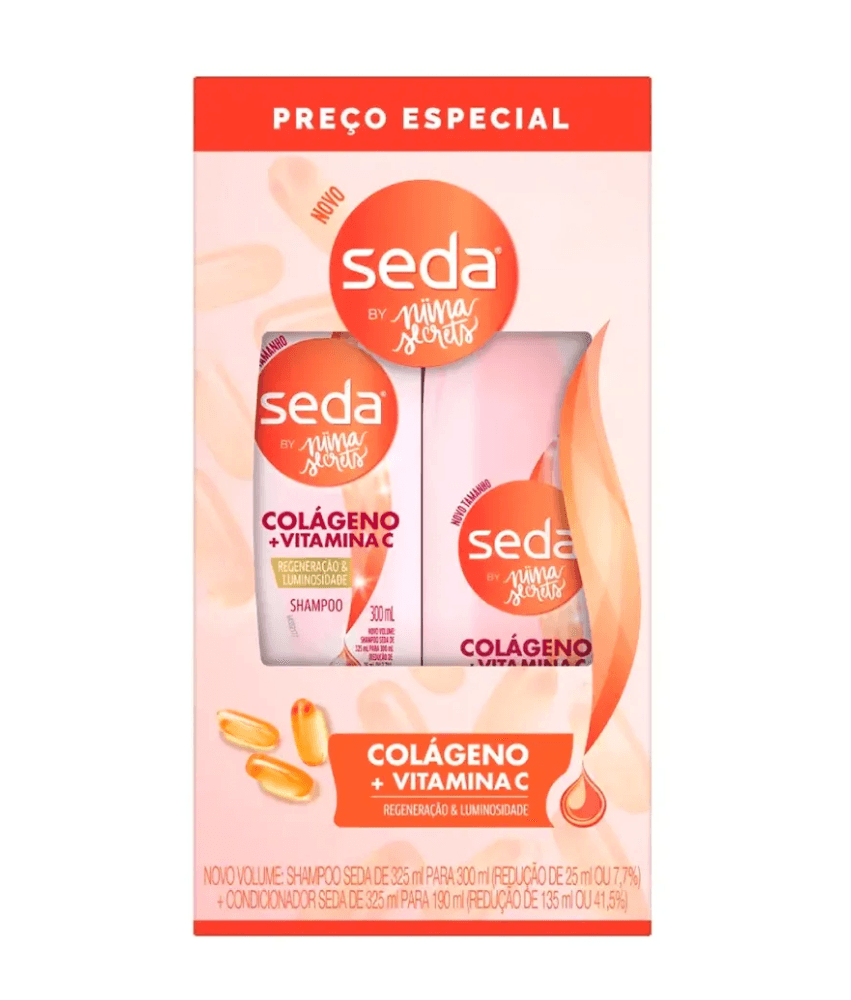 KIT SEDA SH 300ML+COND 190ML COLAGENO + VITAMINA C | UNILEVER