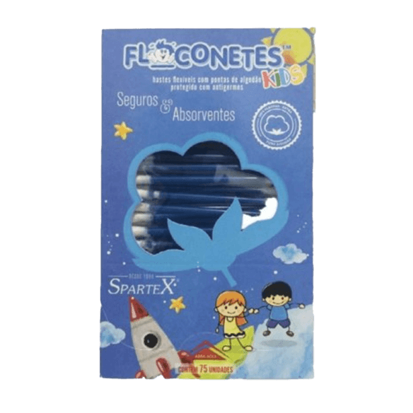 HASTES FLOCONETES KIDS 75 UN | 3B PLASTICOS