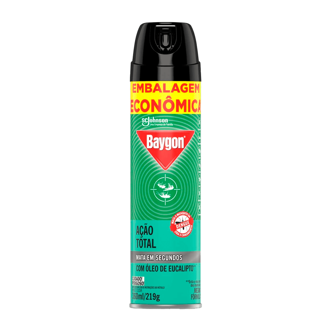 INSETICIDA BAYGON AERO ACAO TOTAL EUCALIPTO 360 ML | SCJOHNSON