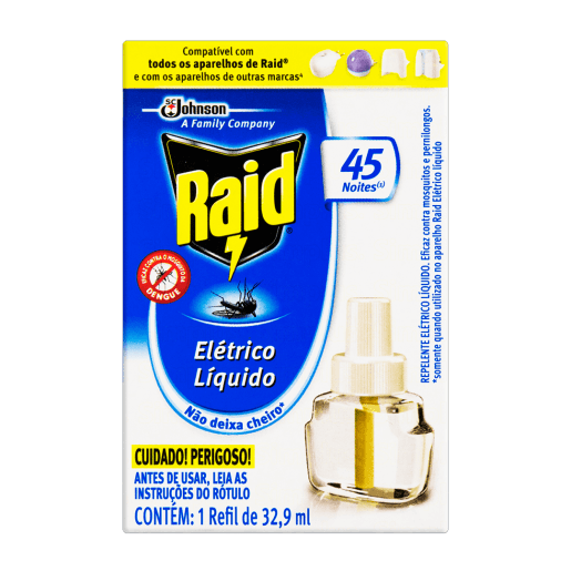 RAID REFIL LIQUIDO 45 NOITES | SCJOHNSON