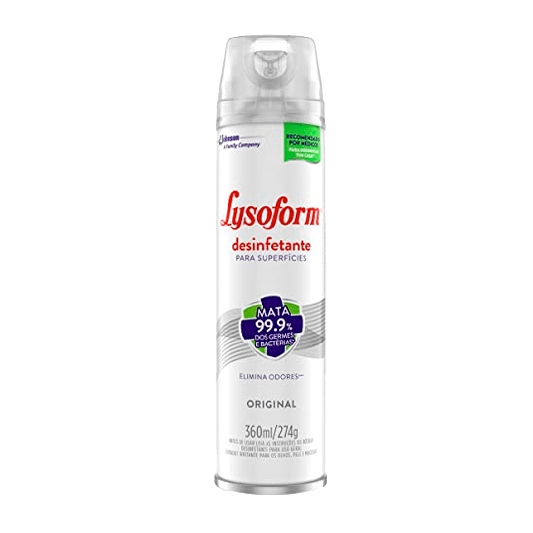 LYSOFORM AEROSSOL ORIGINAL 360ML | SCJOHNSON