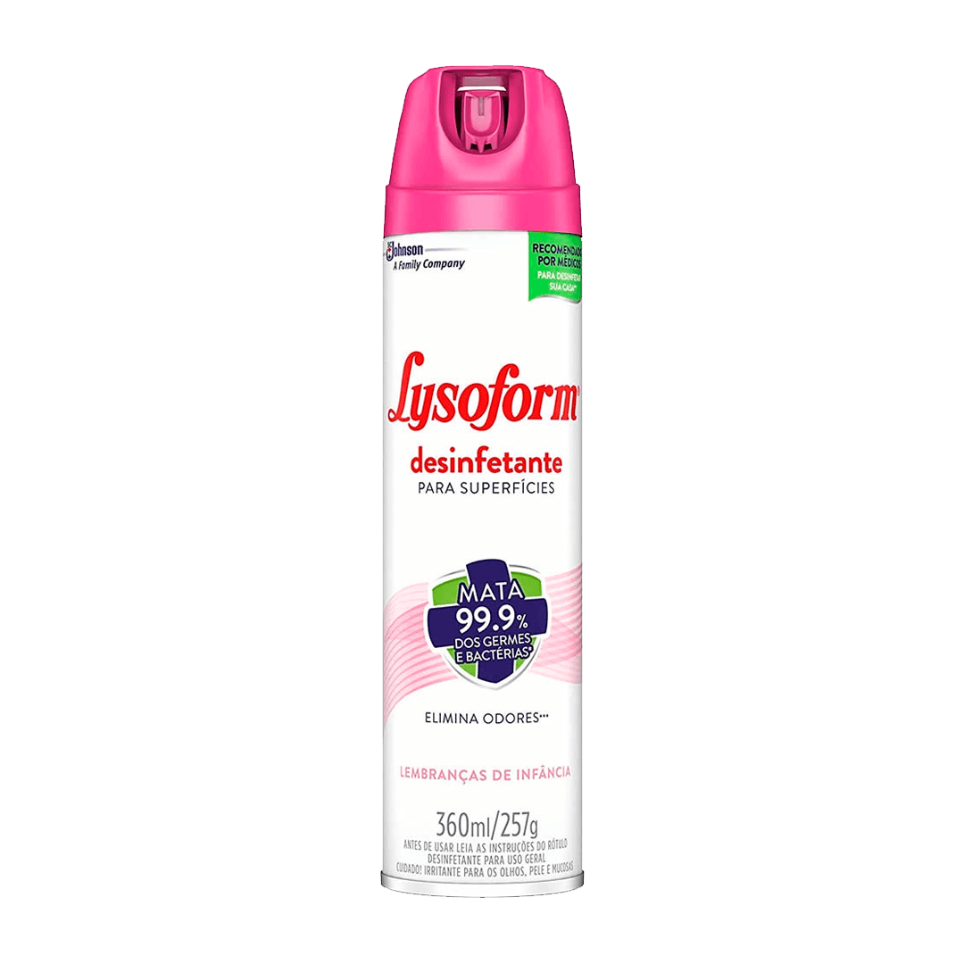 LYSOFORM AEROSSOL LEMB INFANCIA 360ML | SCJOHNSON