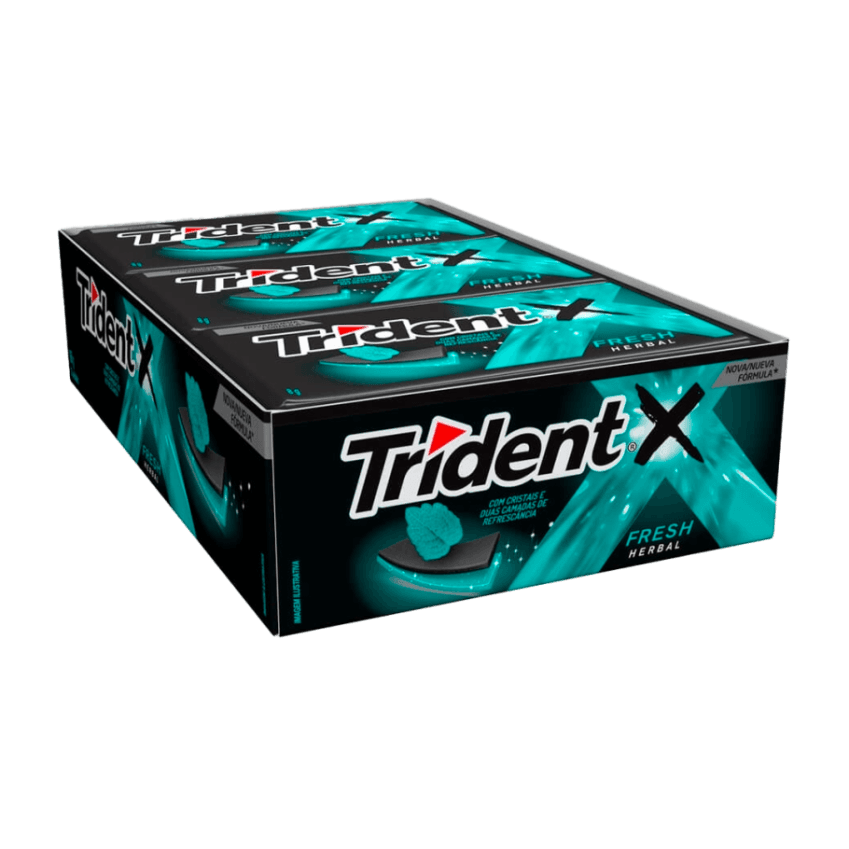 CHICLE ADAMS TRIDENT HERBAL FRESH 1X21 UN | KRAFT FOODS