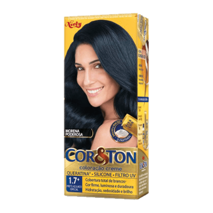TINT COR&TON 01.7  PRETO AZULADO ESPEC | LOREAL