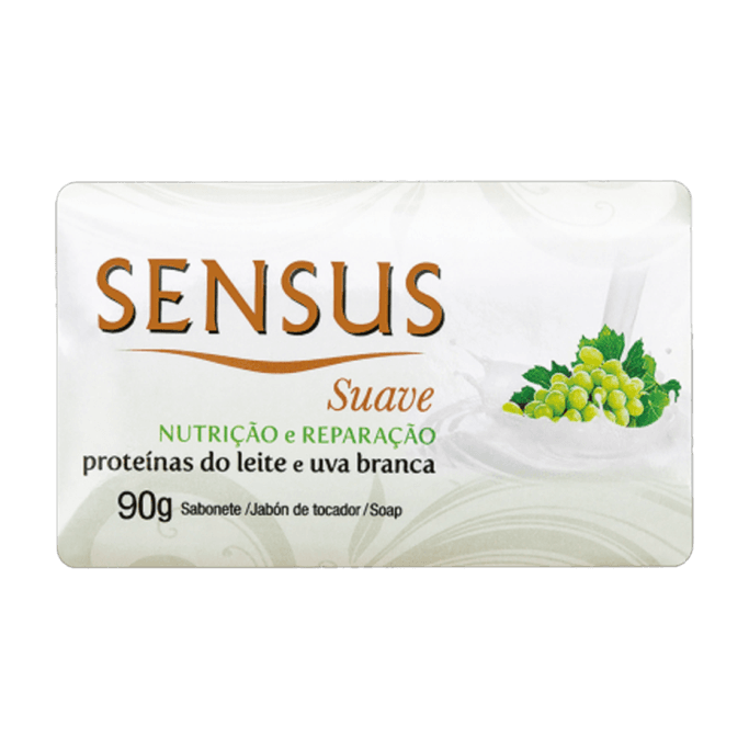 SAB SENSUS SUAVE LEITE UVA BRANCA 90GR | Fontana S.A