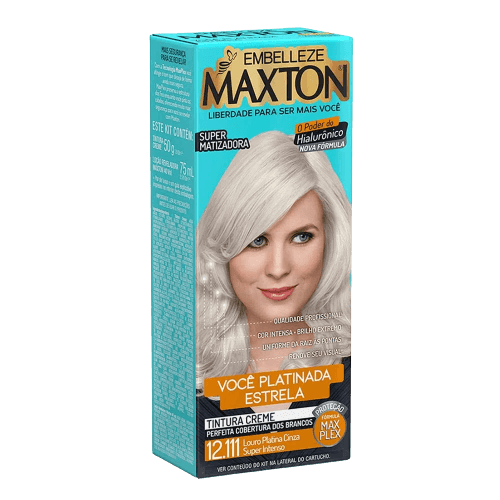 TINT MAXTON 12.111 LOURO PLAT CINZA | EMBELLEZE