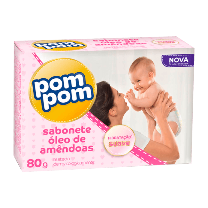SAB POM POM OLEO DE AMENDOAS 80 GR | ONTEX