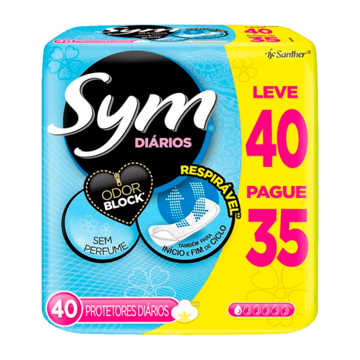 PROTETOR DIARIO SYM S/PERF L40P35UN | SANTHER