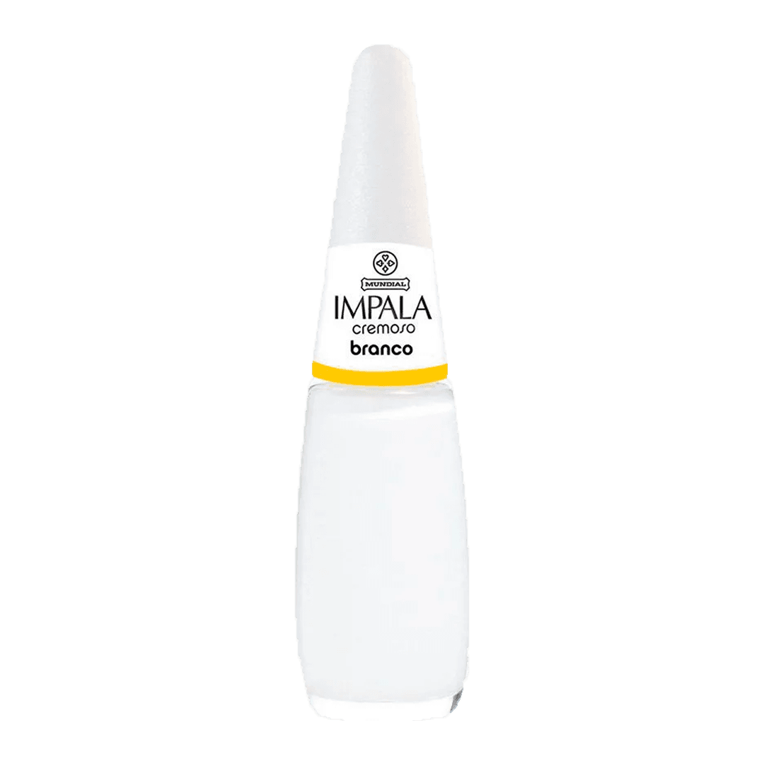 ESMALTE IMPALA SUA MODA BRANCO CREMOSO REF 608 | MUNDIAL