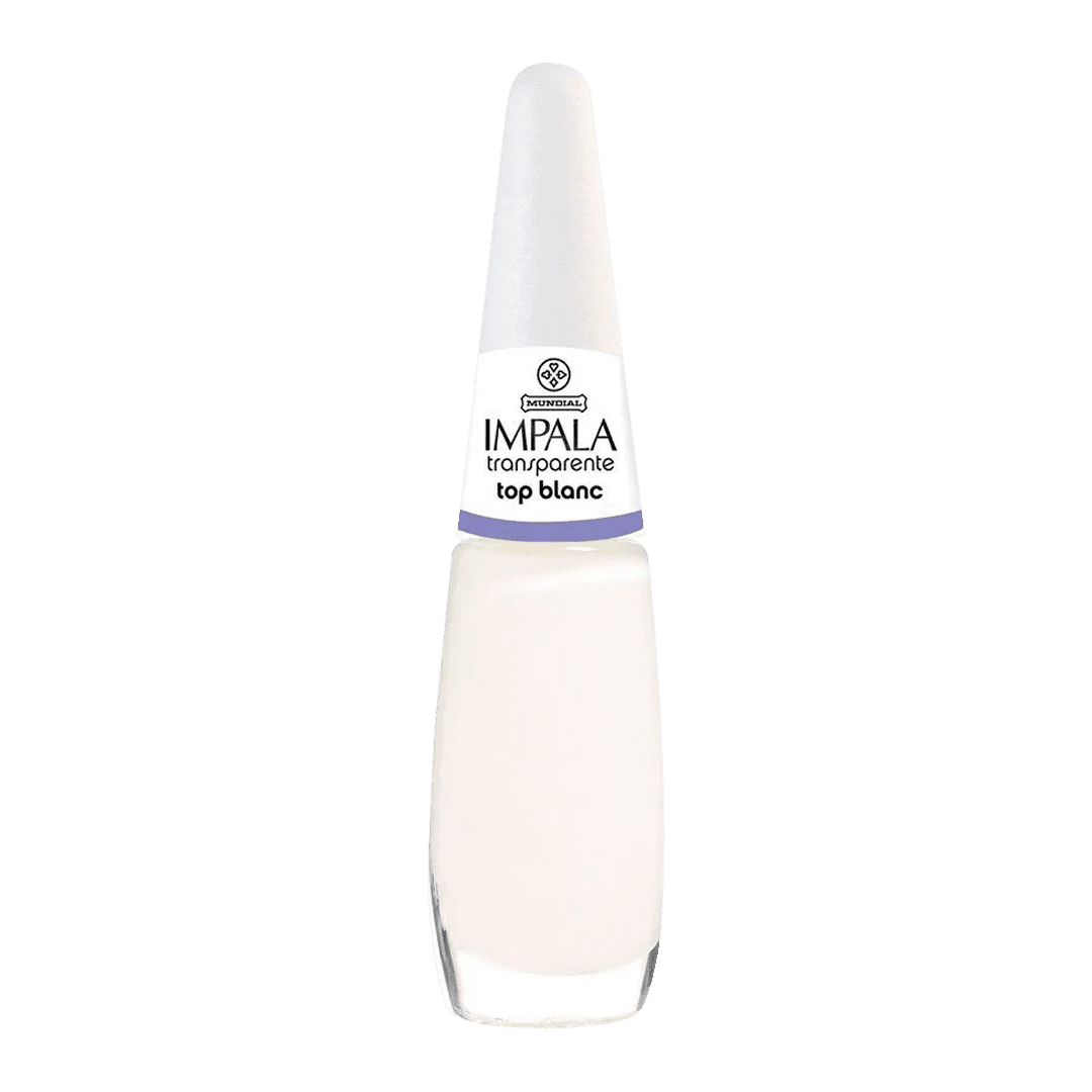 ESMALTE IMPALA TRANSPARENTE TOP BLANC REF 342 | MUNDIAL