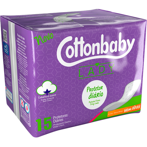 PROT DIARIO COTTONBABY SUAVE S/A 15 UN