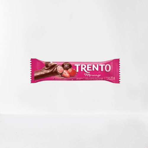 TRENTO WAFER MORANGO 16X29GR | PECCIN S/A