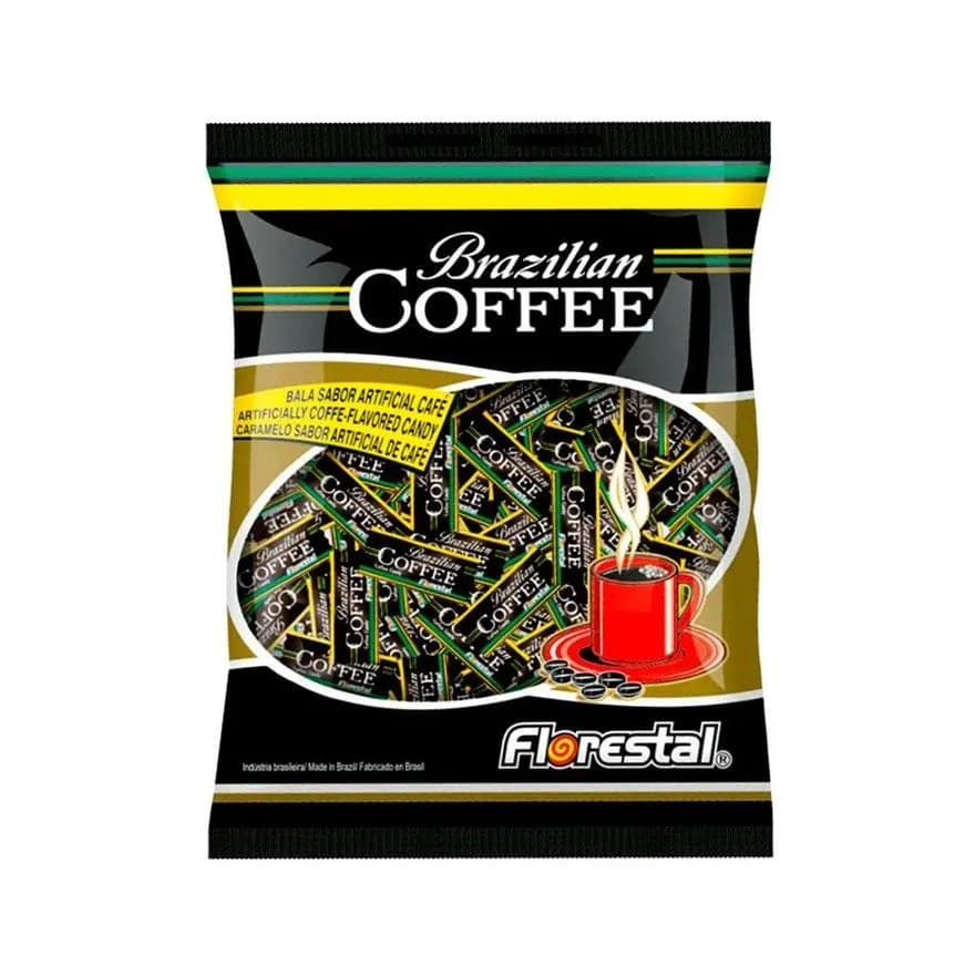 BALA BRAZILIAN COFFEE 1X500GR | FLORESTAL ALIMENTOS S/A