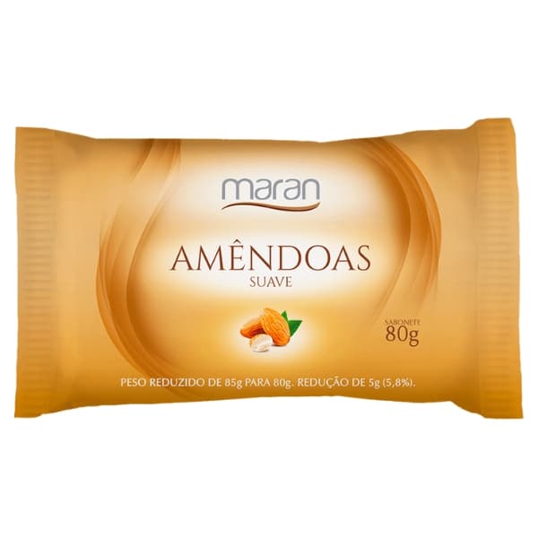 SAB MARAN SUAVE AMENDOAS 80GR | FLORA