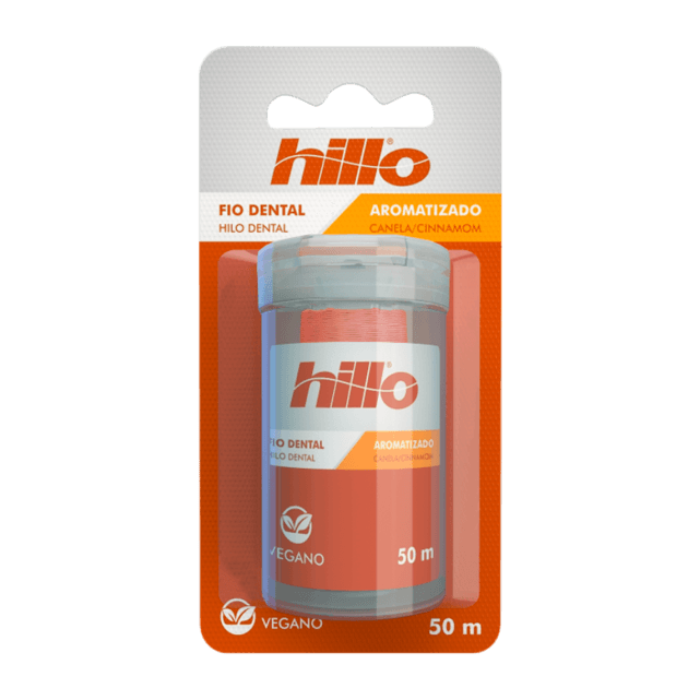 FIO DENTAL HILLO VEGANO CANELA 50M