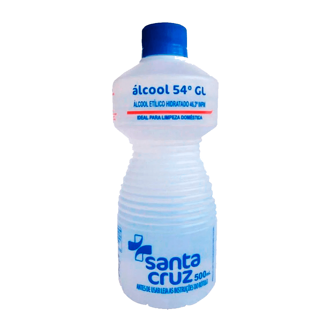 ALCOOL LIQUIDO SANTA CRUZ 54° 500 ML