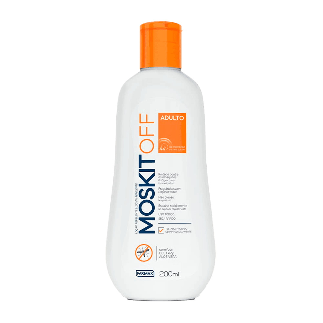 REPEL MOSKITOFF LOCAO ALOE VERA 200ML | FARMAX