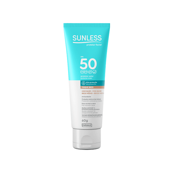 PROT SOLAR SUNLESS FACIAL TS  MEDIO FPS-50 60GR | FARMAX