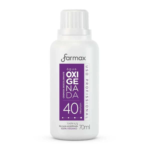AGUA OXIG FARMAX CREMOSA VOL 40 70ML | 3B PLASTICOS