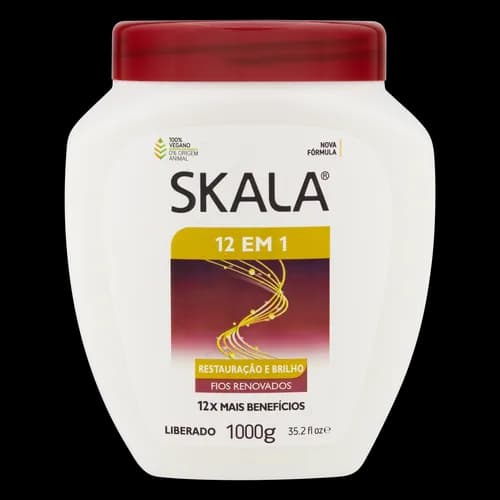 CR COND. TRAT SKALA 12 EM 1 1KG 6656 | SKALA COSMETICOS
