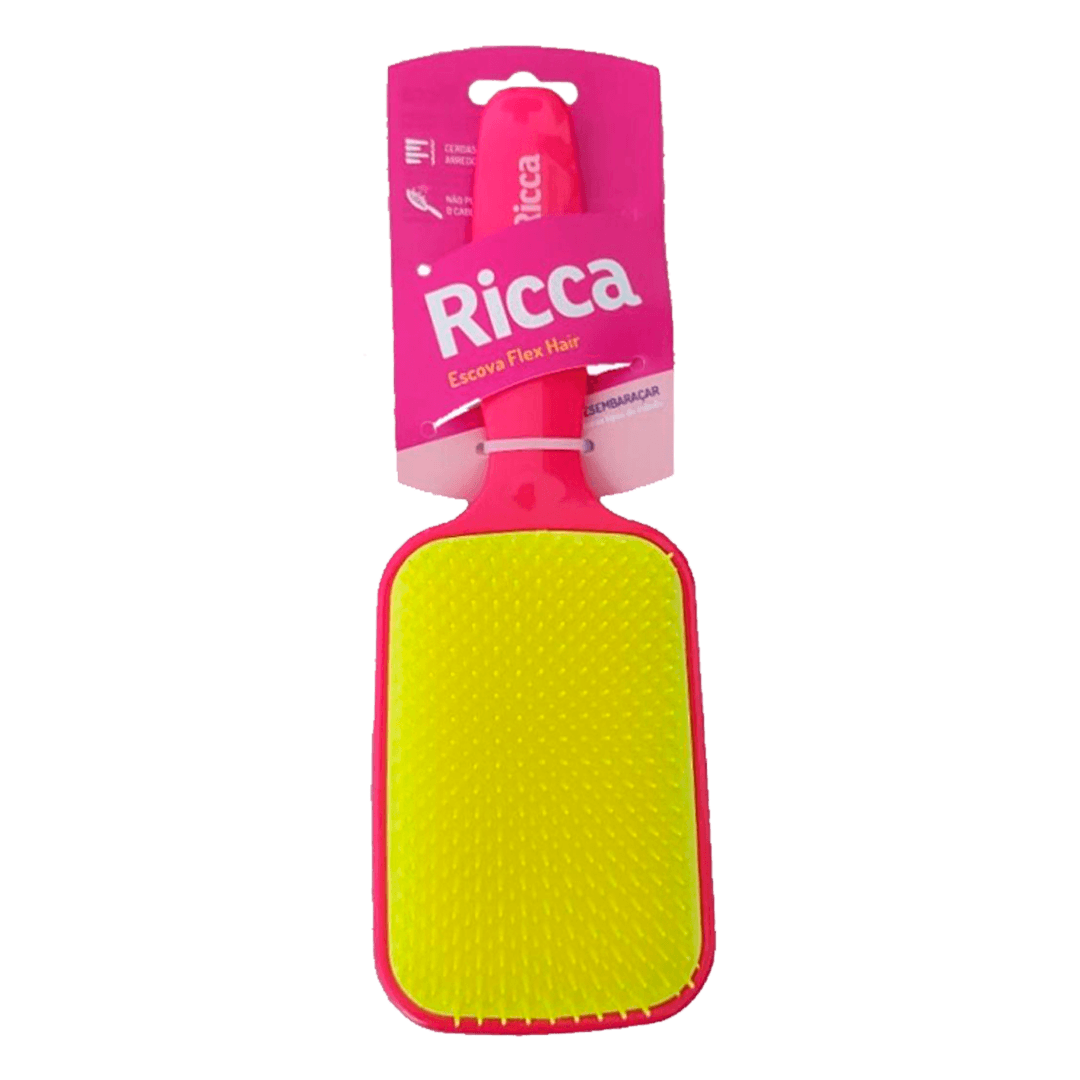 ESCOVA RICCA RAQUETE FLEX PINK REF 450 | BELLIZ
