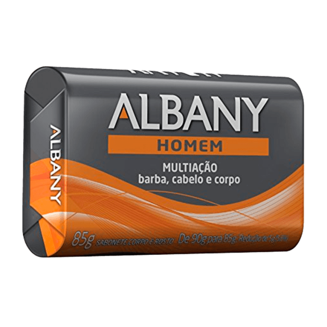 SAB ALBANY SUAVE 85G MASC LARANJA | FLORA