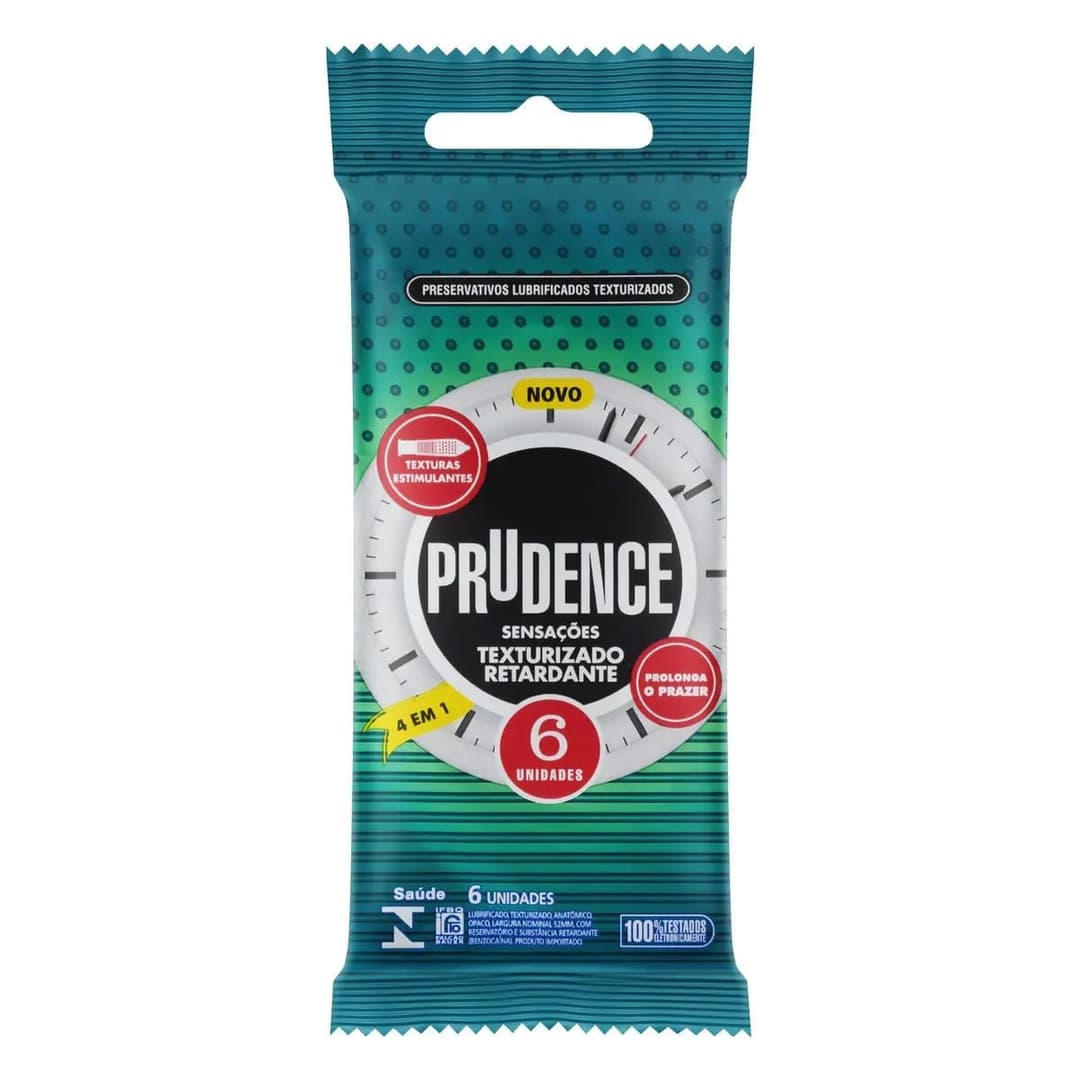PRES PRUDENCE SENSACOES TEXTURIZADO 6 UND | DKT DO BRASIL