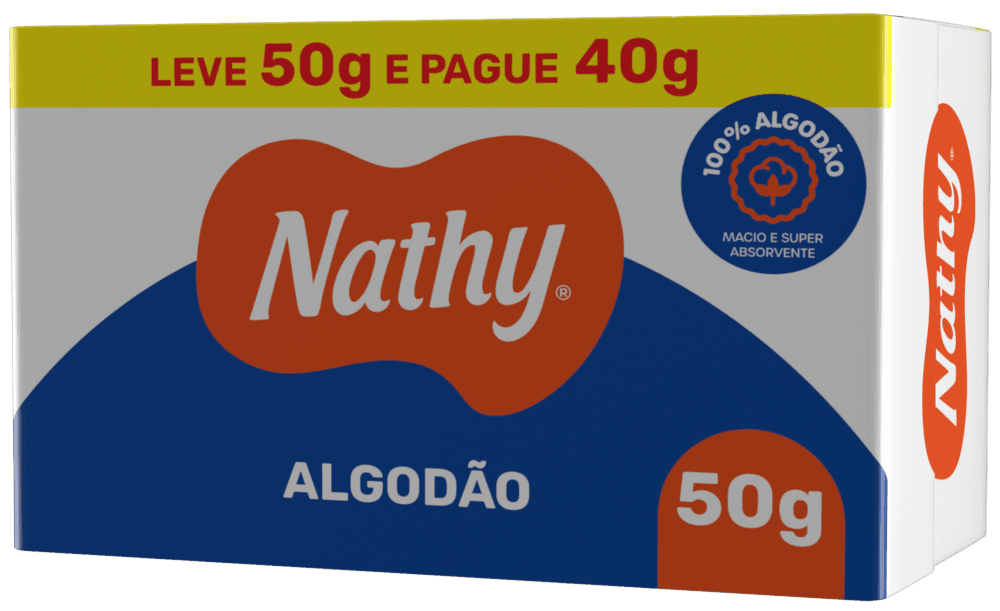 ALGODAO NATHY CAIXA 50GR | EURO MED