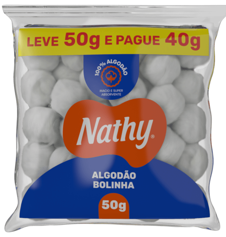 ALGODAO NATHY BOLAS 50GR | EURO MED
