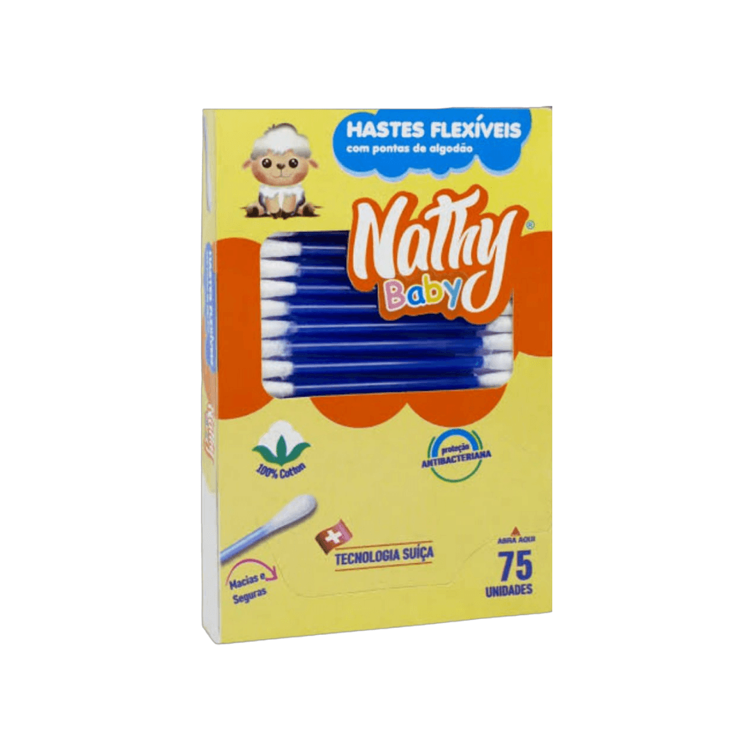 HASTES NATHY BABY 75 UN | 3B PLASTICOS