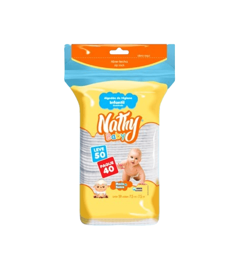 ALGODAO NATHYBABY  QUADRADO 50GR | EURO MED