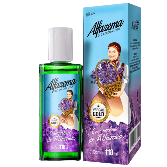 ALFAZEMA LIVER VIDRO 118 ML 1 UN | LIVER COSMETICOS