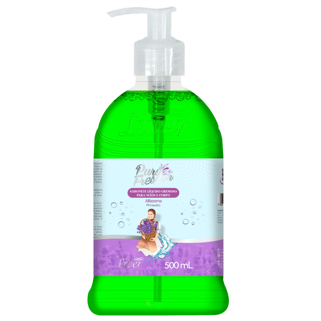 SAB LIQ PURO FRESCOR LAVANDA 500ML | LIVER COSMETICOS