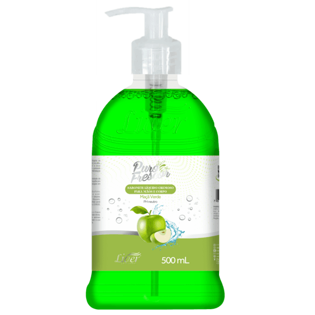 SAB LIQ PURO FRESCOR MACA VERDE 500ML | LIVER COSMETICOS
