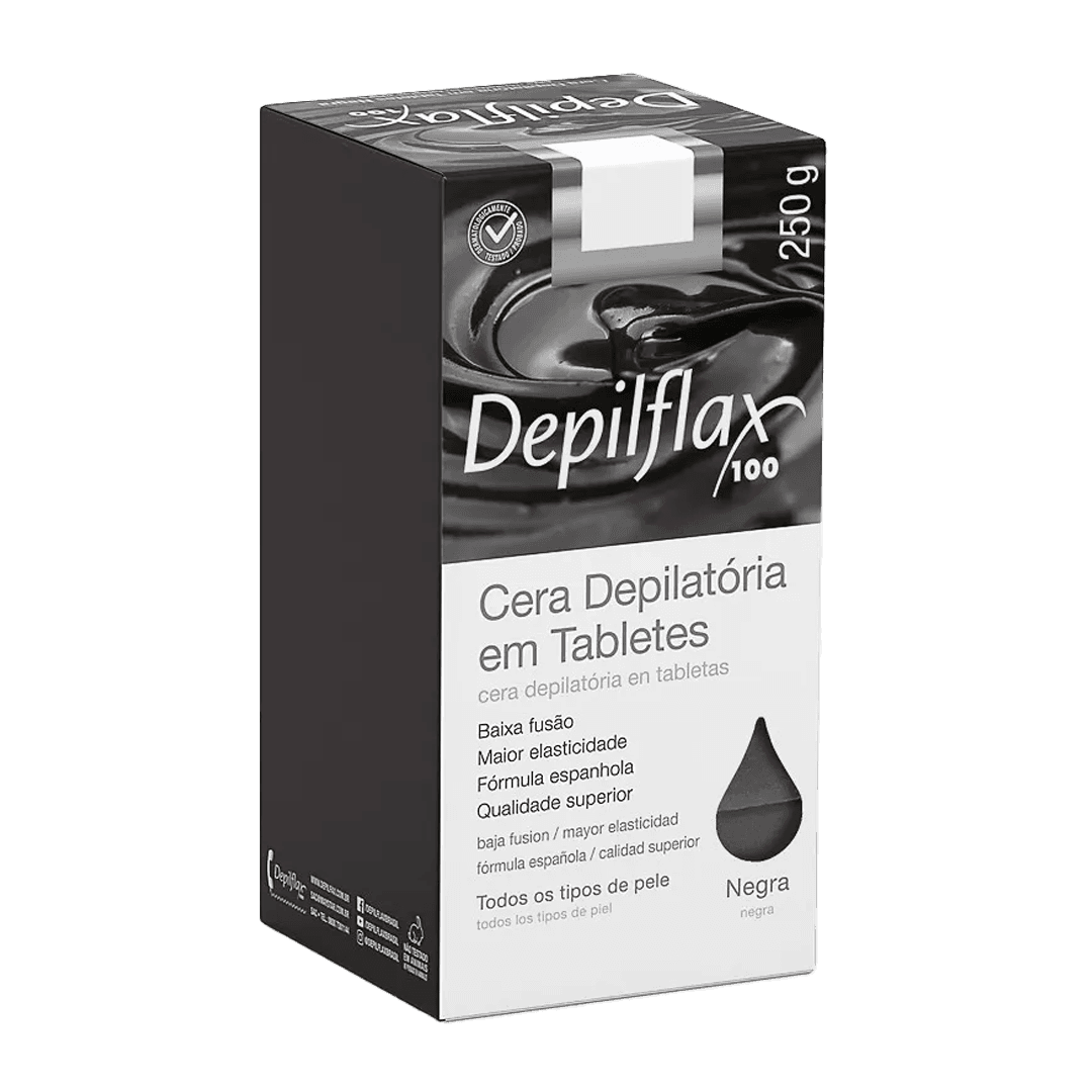 CERA QUENTE DEPILFLAX NEGRA 250GR | MAYSTAR