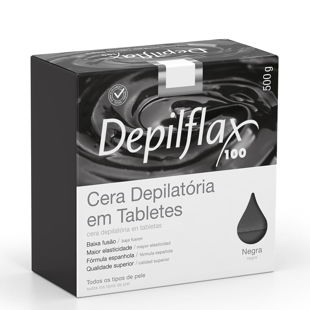 CERA QUENTE DEPILFLAX NEGRA 500GR | MAYSTAR